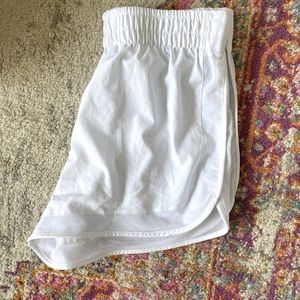 NWOT athleta white athletic shorts